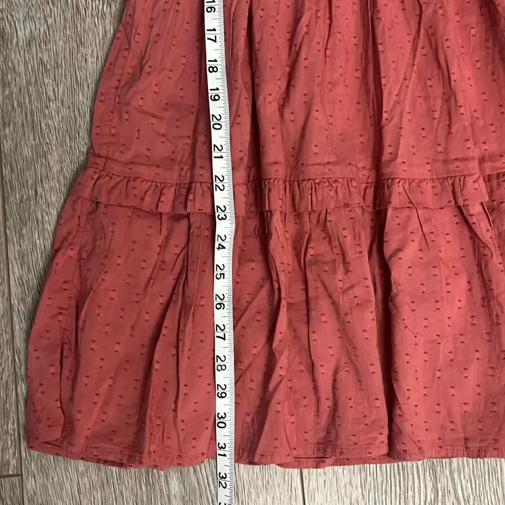NWT Old Navy Girls Textured Clip-Dot Flutter-Sleeve Fit & Flare Dress Lge 10-12